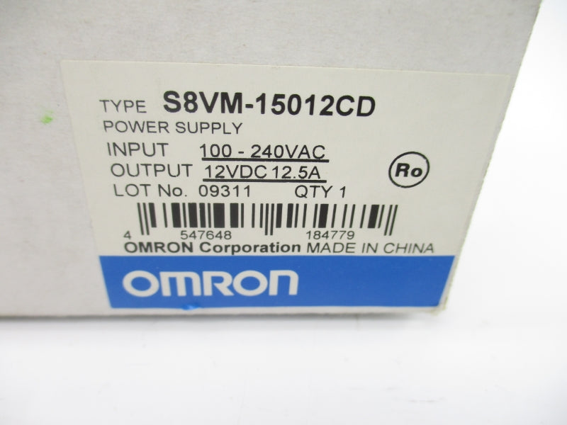 OMRON S8VM-15012CD 100-240VAC 2.0A NSMP