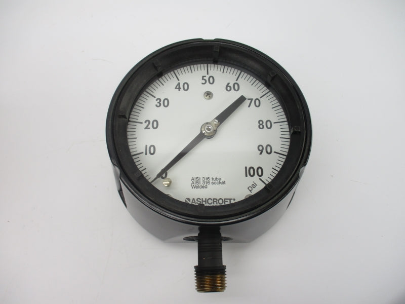ASHCROFT 451279SS04L100# 0-100PSI 4 1/2" NSMP