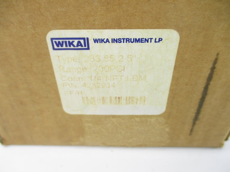 WIKA 4282934 233.55 0-200PSI 2.5" NSMP