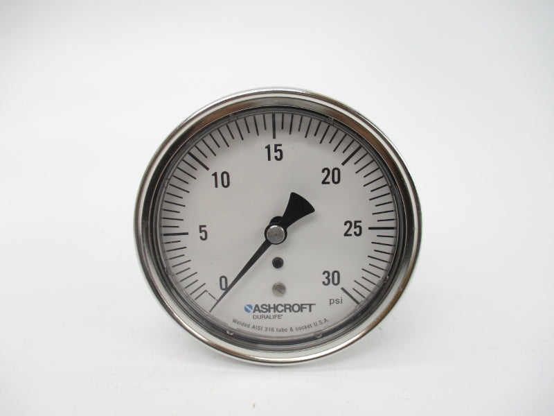 ASHCROFT 35-1009-SW-02B-30#-XLJUC 0-30PSI 3-1/2" NSMP