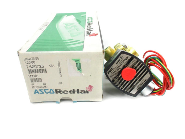 ASCO EF8342G001MO 120V 100PSI 1/4" NSMP