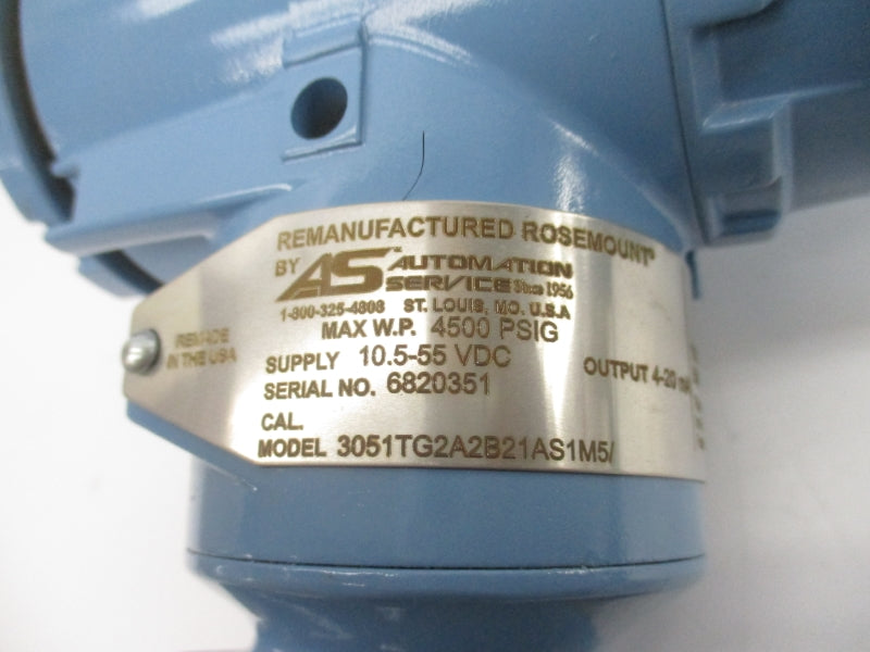 ROSEMOUNT 3051TG2A2B21AS1M5/ 10.5-55VDC NSNP