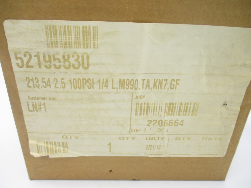 WIKA 213.54 0-100PSI 2.5" NSMP