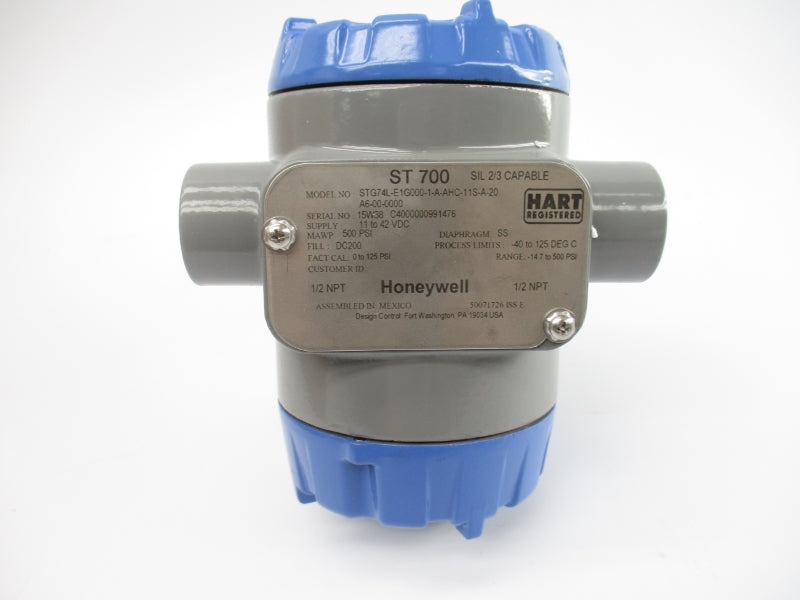 HONEYWELL STG74L-E1G000-1-A-AHC-11S-A-20A6-00-0000 11-42VDC -14.7-500PSI NSMP