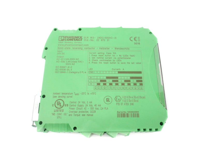 PHEONIX CONTACT ELRW3-24DC/500AC-2I 2297031 500VAC 0.18-2.4A NSNP