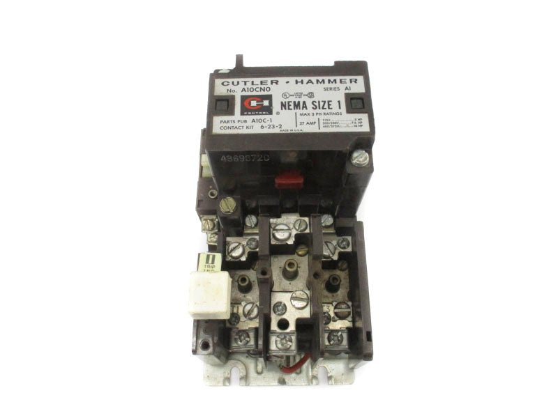 CUTLER HAMMER A10CN0 SER. A1 110/120V 27A UNMP