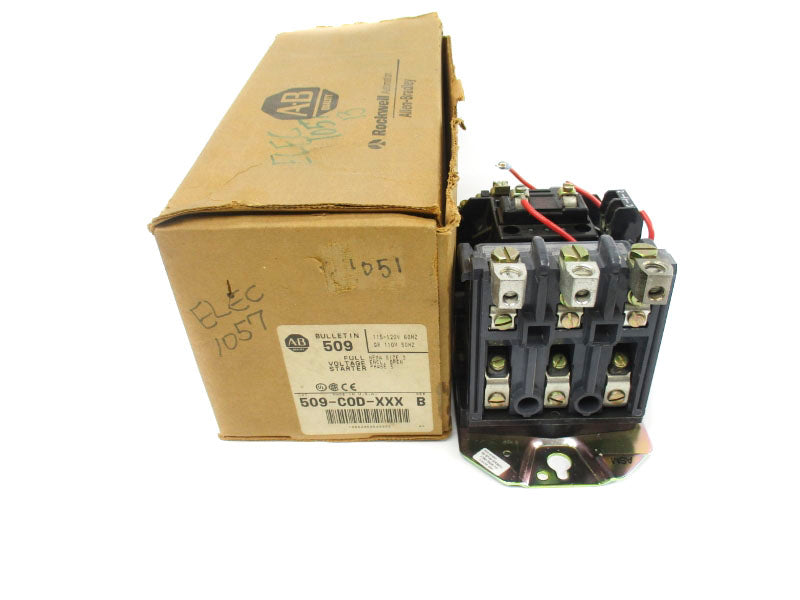 ALLEN BRADLEY 509-COD-XXX SER. B 110/115-120V 45A (BR/WH) NSMP