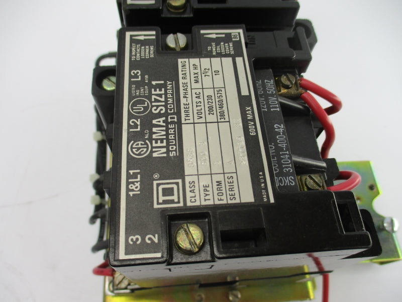 SQUARE D 8536SC03 SER. A 110/120V UNMP