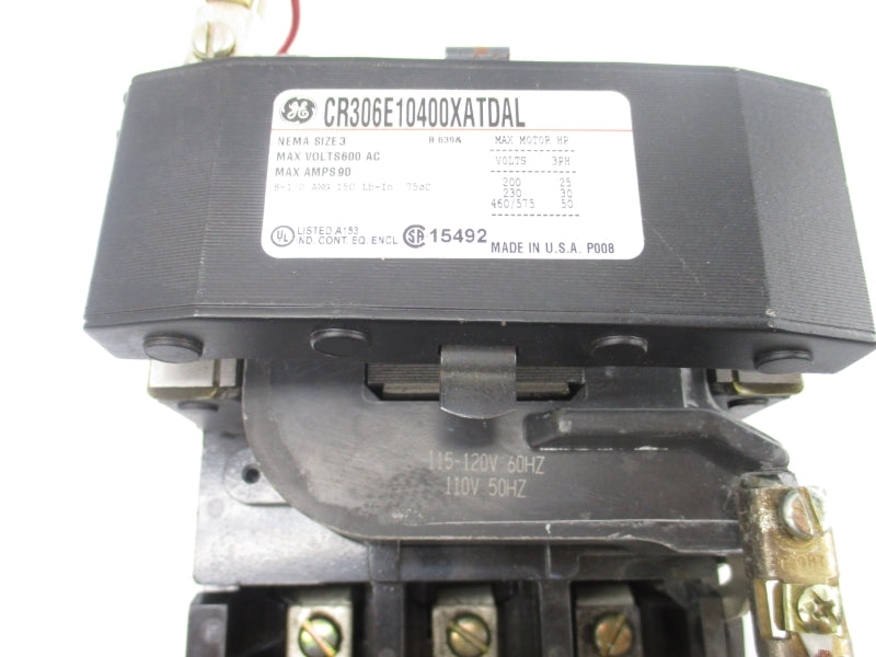 GENERAL ELECTRIC CR306E10400XATDAL 110/115-120V 90A UNMP