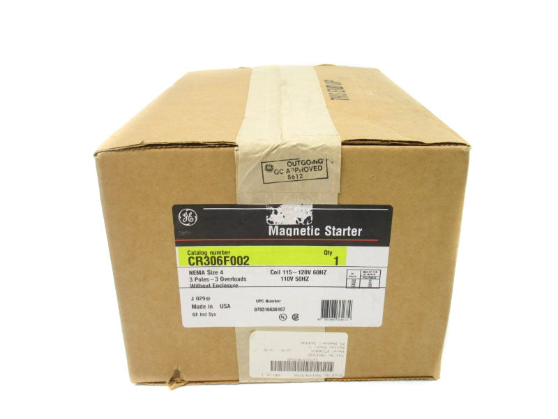 GENERAL ELECTRIC CR306F002 110/115-120V NSFS