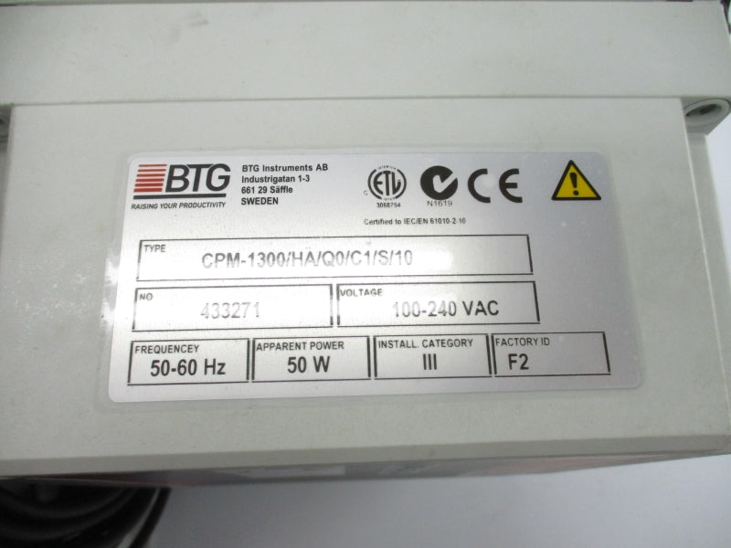 BTG CPM-1300/HA/Q0/C1/S/10 433271 100-240VAC NSNP