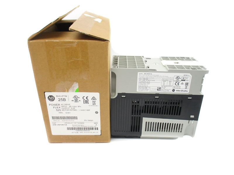 ALLEN BRADLEY 25B-V6P0N104 SER. A F/W 6.001 85-132V 6.0A (BR/WH) NSMP
