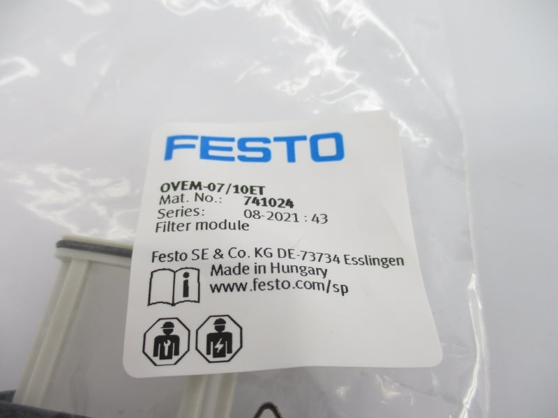 FESTO OVEM-07/10ET 741024 SER. 08-2021:43 NSMP