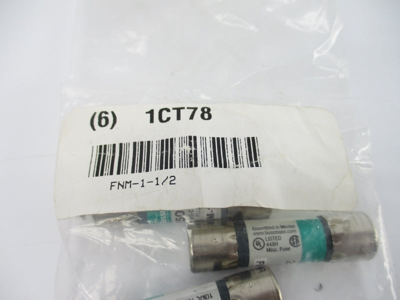 BUSSMANN FNM-1-1/2 250VAC 100A (PKG OF 6) NSMP