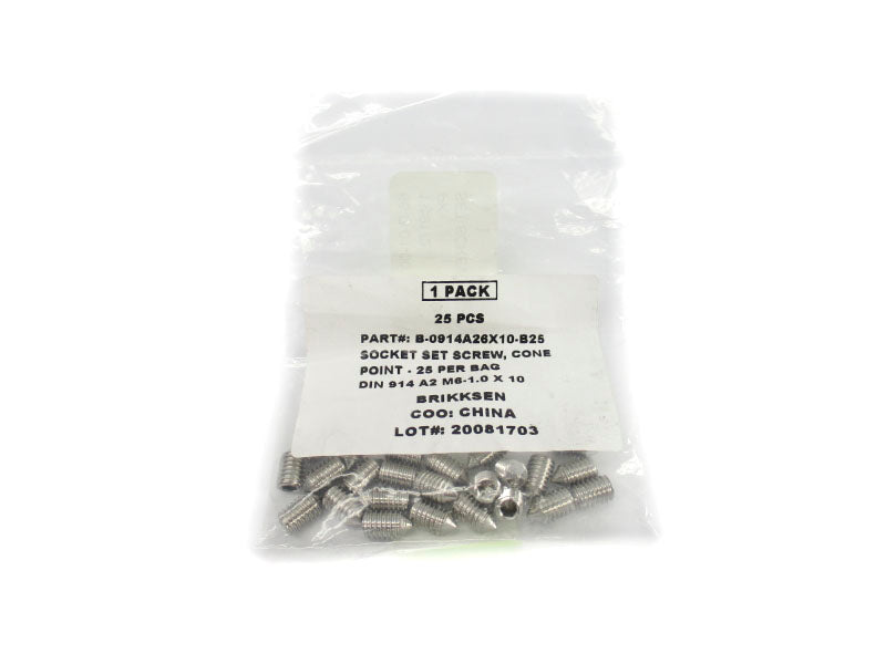 BRIKKSEN B-0914A26X10-B25 (PKG OF 25) NSMP
