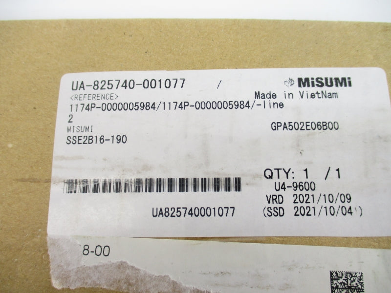 MISUMI SSE2B16-190 NSMP
