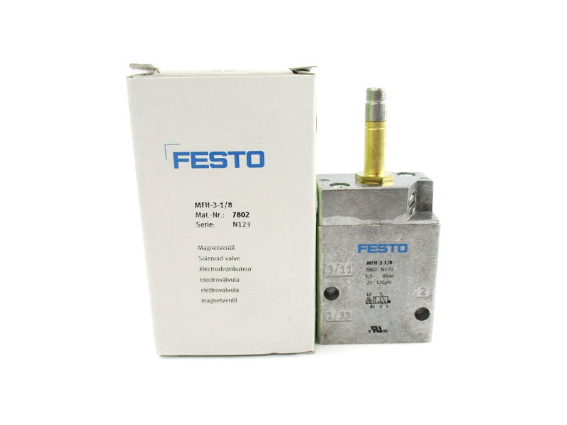 FESTO MFH-3-1/8 7802 21-120PSI NSMP
