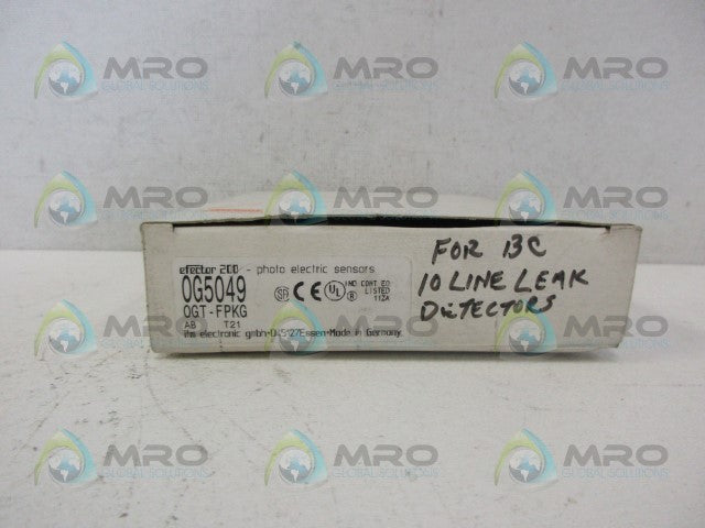 IFM EFECTOR OG5049 DIFFUSE REFLECTION SENSOR *NEW IN BOX*