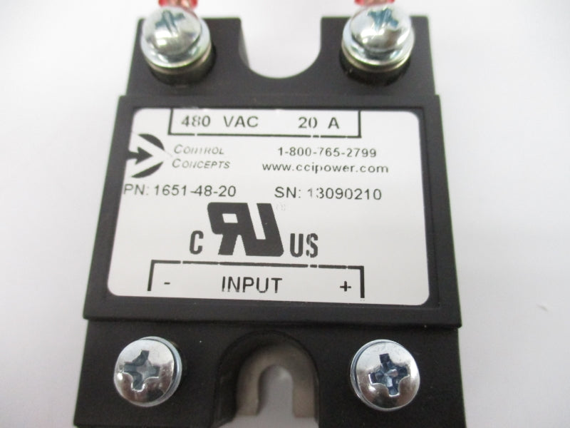 CONTROL CONCEPTS 1651-48-20 480VAC 20A UNMP