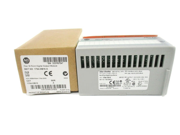 ALLEN BRADLEY 1794-OB16 SER. A 19.2-31.2VDC 0.5A NSMP