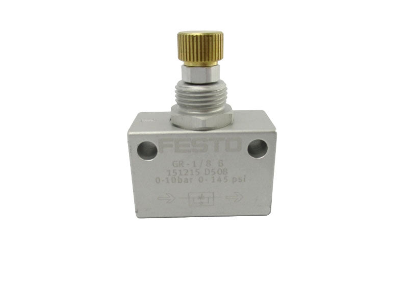 FESTO GR-1/8B 151215 SER. D508 0-145PSI NSNP