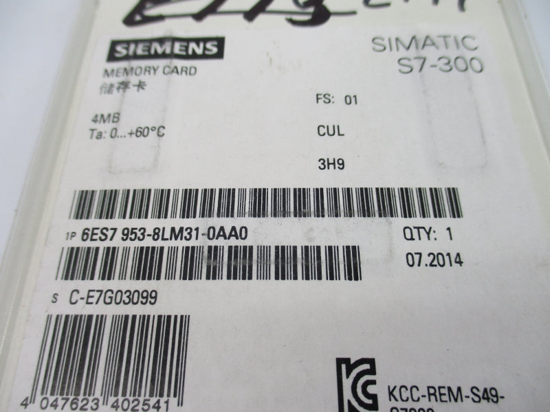 SIEMENS 6ES7953-8LM31-0AA0 NSMP