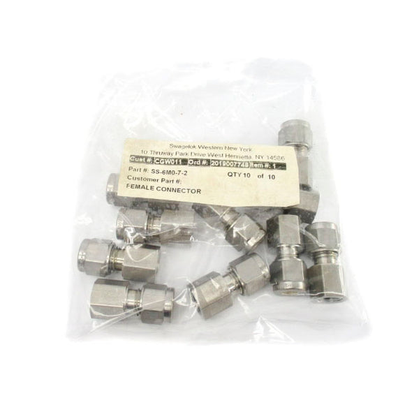 SWAGELOK SS-6M0-7-2 (PKG OF 10) NSMP