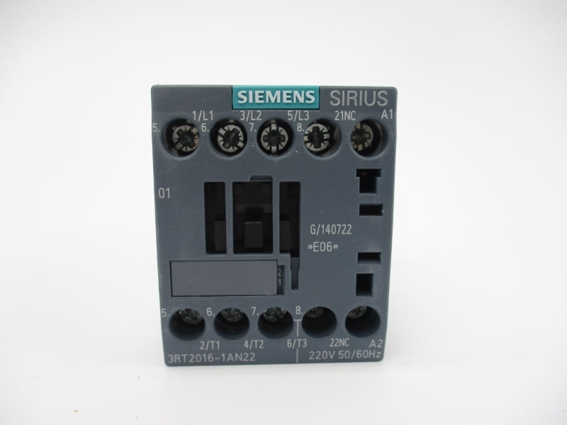SIEMENS 3RT2016-1AN22 220V 20A NSMP