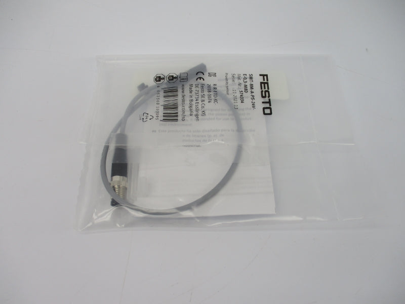 FESTO SMT-8M-A-PS-24V-E-0,3-M8D 574334 SER. 11-2021:13 NSMP