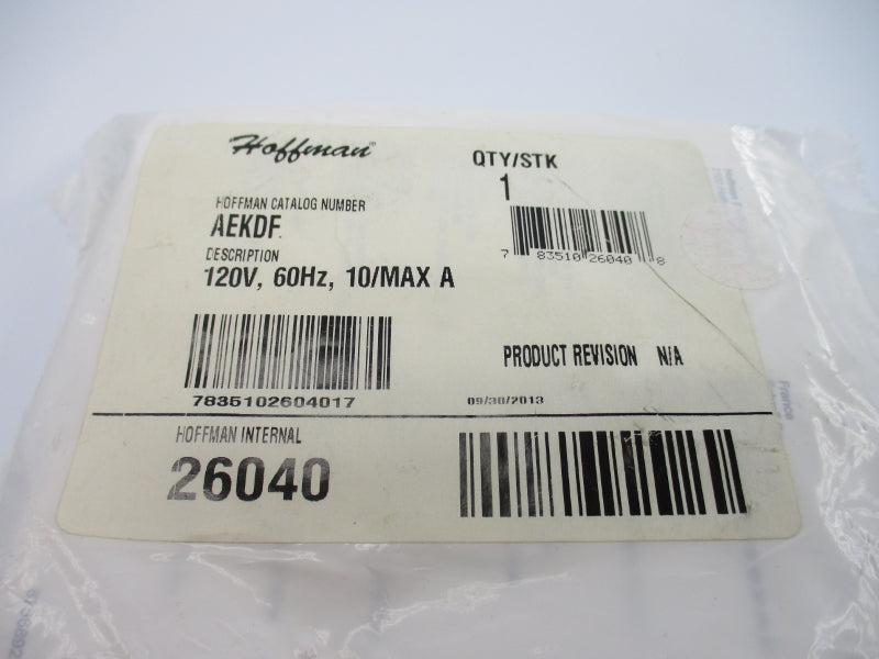 HOFFMAN AEKDF 120V 10A NSMP