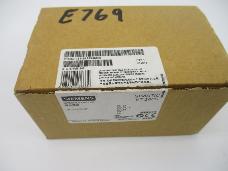 SIEMENS 6ES7151-3AA23-0AB0 NSMP