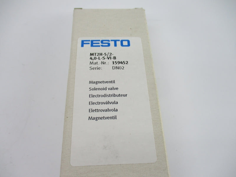 FESTO MT2H-5/2-4,0-L-S-VI-B 159452 SER. CO02 24VDC NSNP