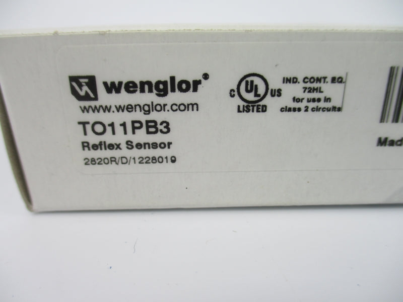 WENGLOR TO11PB3 10-30VDC NSMP