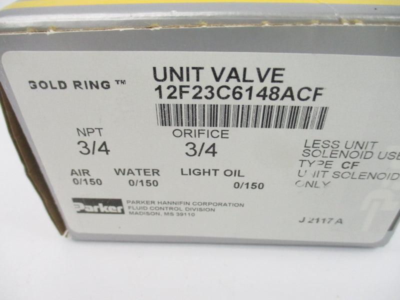 PARKER 12F23C6148ACF 3/4" NSMP