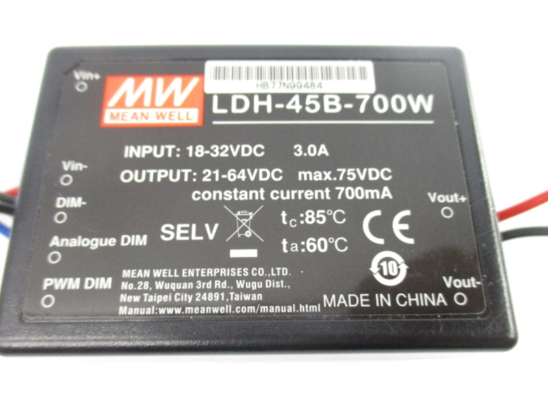 MEANWELL LDH-45B-700W 75VDC 3.0A NSNP