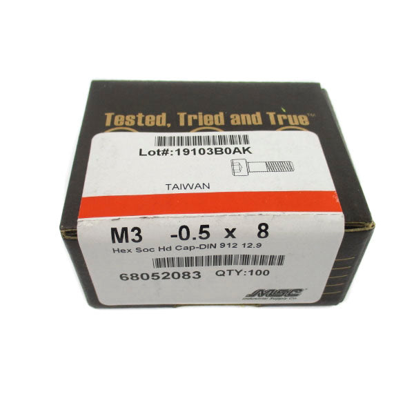 MSC M3-0.5X8 68052083 (PKG OF 100) NSFS