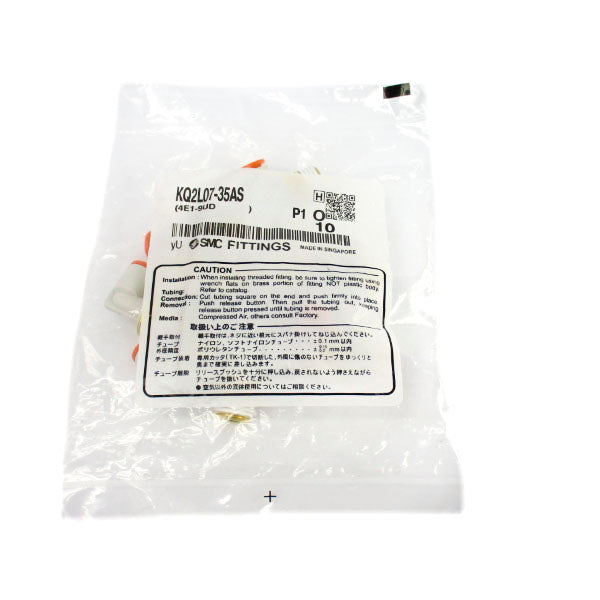 SMC KQ2L07-35AS (PKG OF 10) NSMP