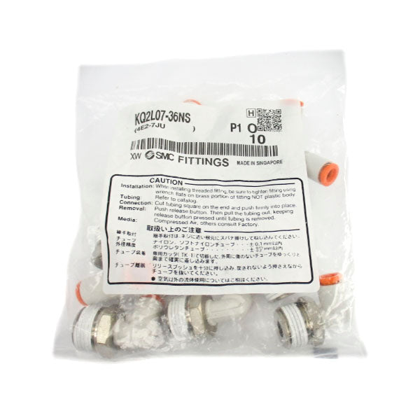 SMC KQ2L07-36NS (PKG OF 10) NSMP