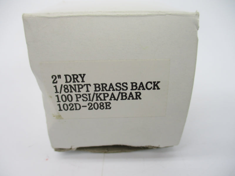 PIC 102D-208E 0-100PSI 2" NSMP