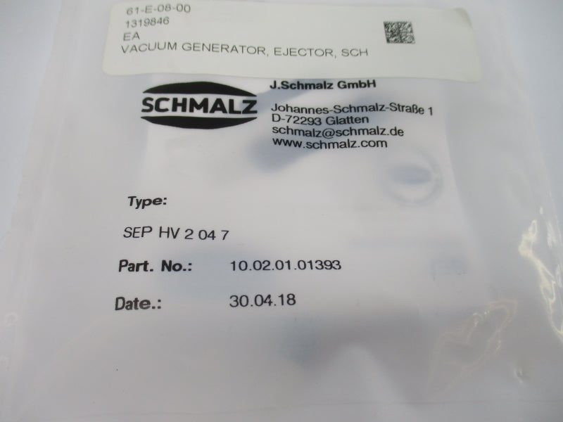 SCHMALZ 10.02.01.01393 SEPHV2047 NSMP