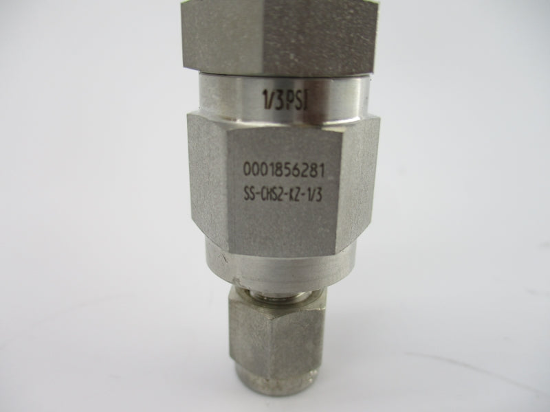 SWAGELOK SS-CHS2-KZ-1/3 1/3PSI NSNP