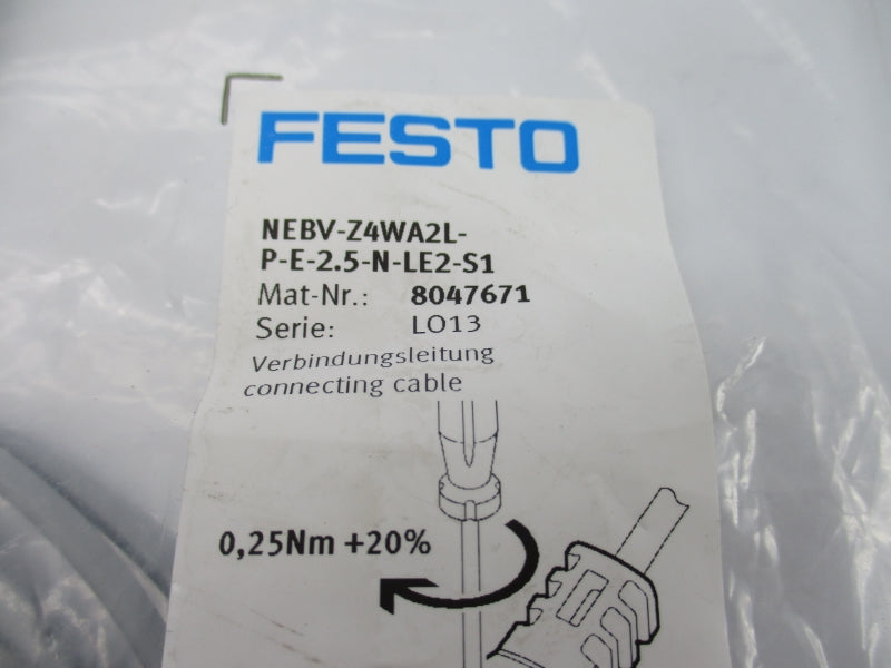 FESTO NEBV-Z4WA2L-P-E-2.5-N-LE2-S1 8047671 NSMP