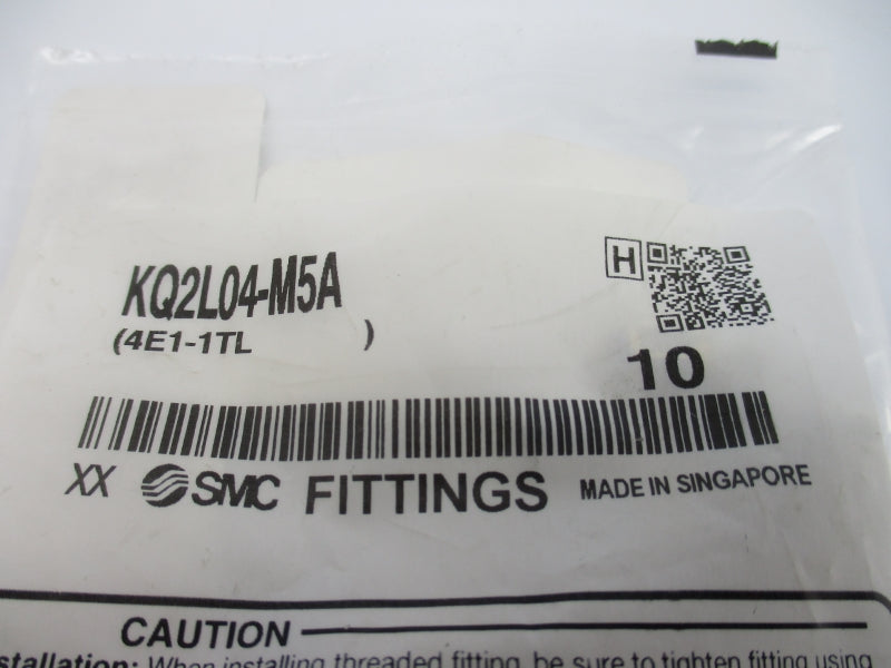SMC KQ2L04-M5A (PKG OF 10) NSMP
