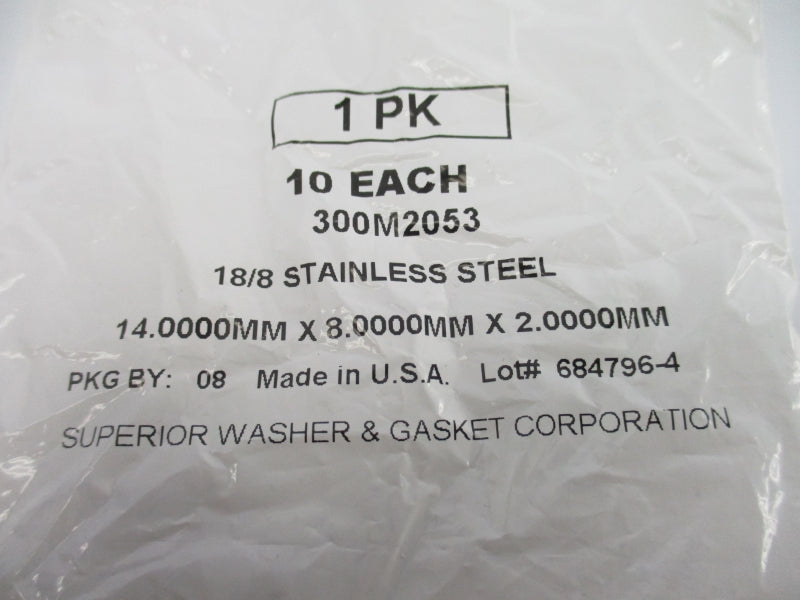 SUPERIOR WASHER&GASKET CORPORATION 300M2053 (PKG OF 10) NSMP