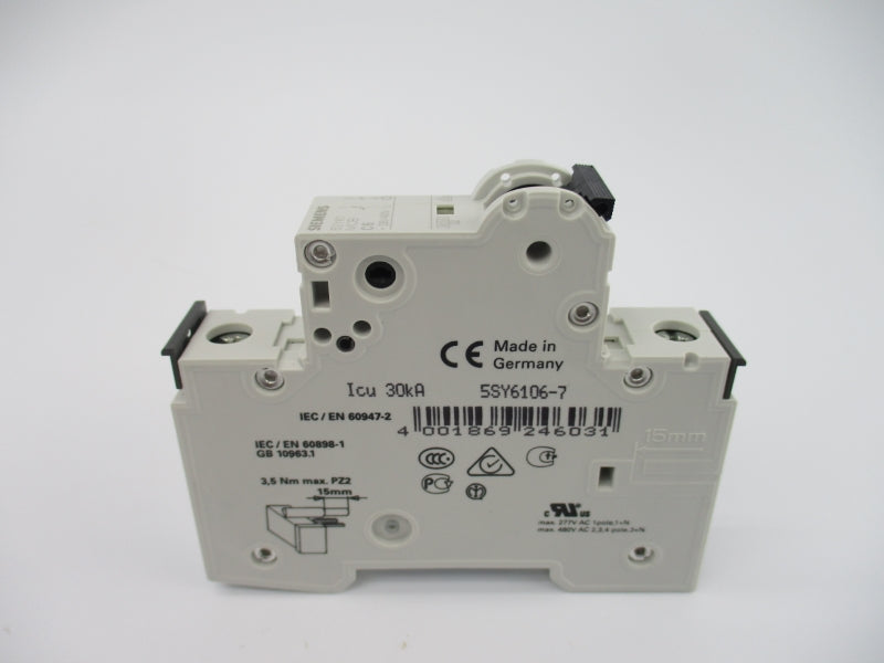 SIEMENS 5SY6106-7 230/400V 6A NSNP