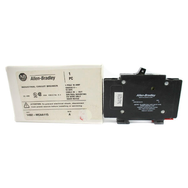 ALLEN BRADLEY 1492-MCAA115 SER. A 120/240V 15A NSMP