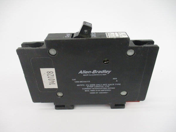 ALLEN BRADLEY 1492-MCAA115 SER. A 120/240V 15A NSMP