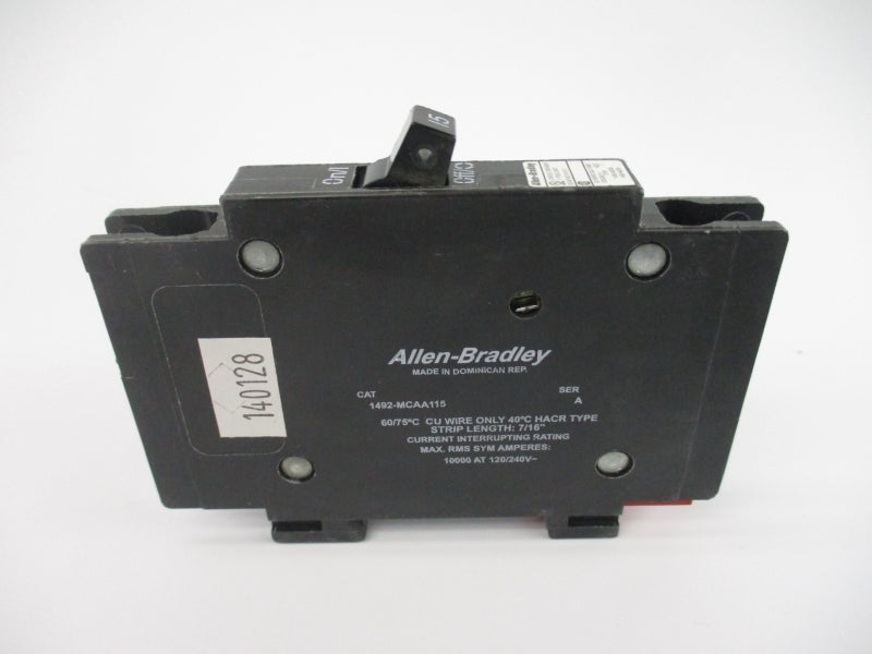 ALLEN BRADLEY 1492-MCAA115 SER. A 120/240V 15A NSMP