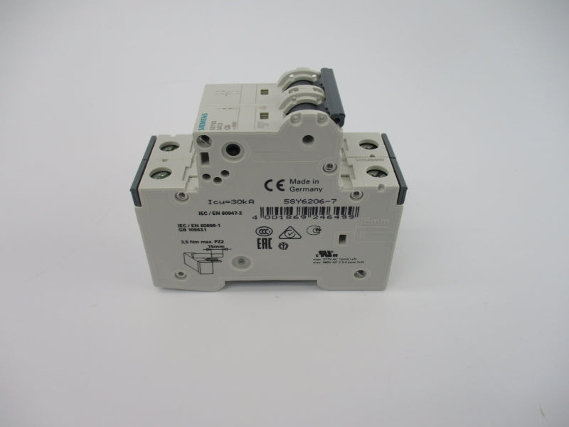 SIEMENS 5SY6206-7 400V 6A NSMP