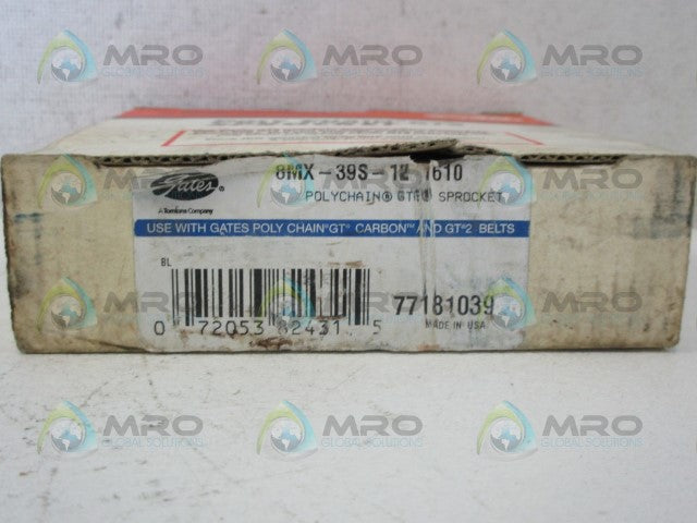 GATES 8MX-39S-12 1610 POLYCHAIN SPROCKET *NEW IN BOX*